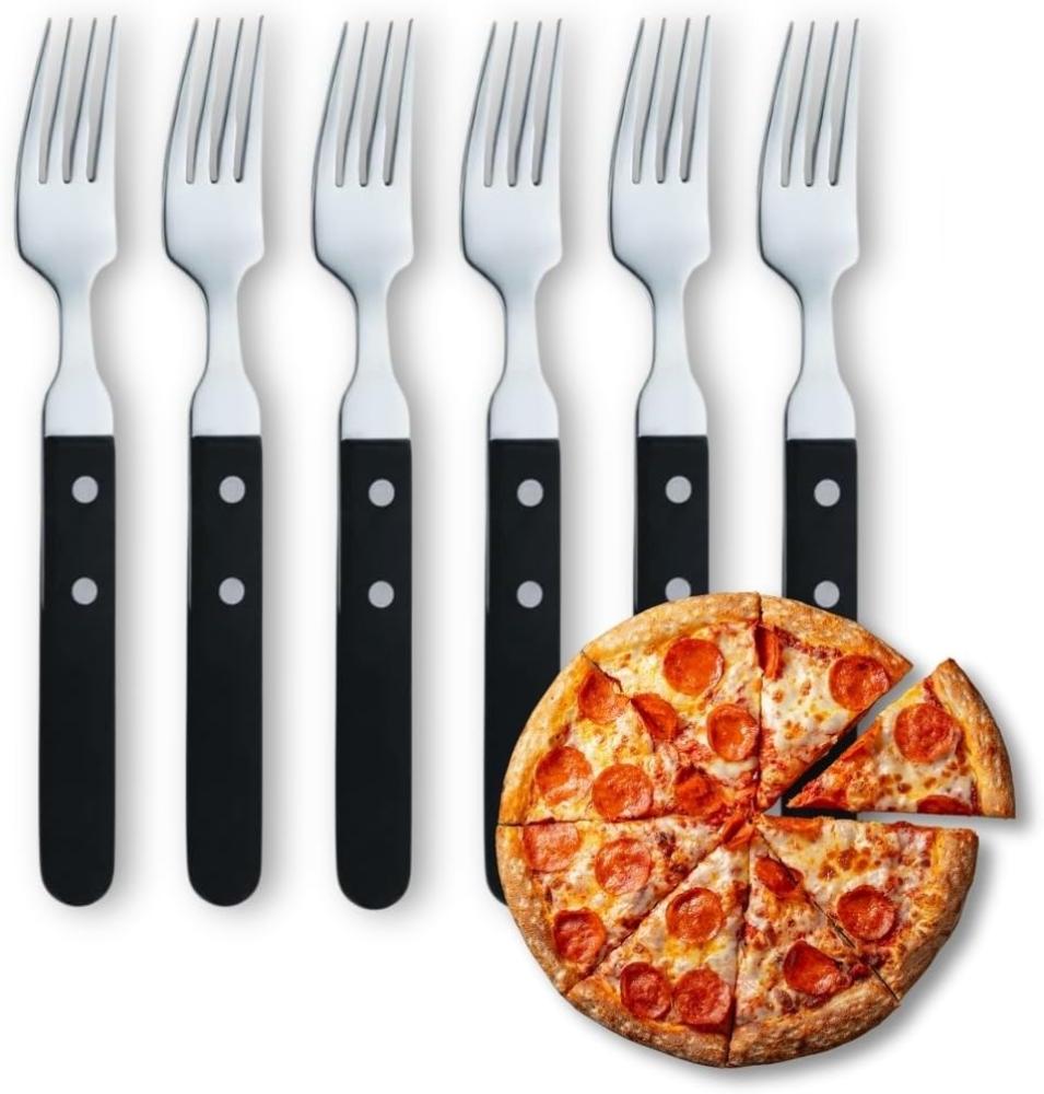 Amefa Steakbesteck PIZZA (6-tlg), 18/0,POM, schwarz Bild 1