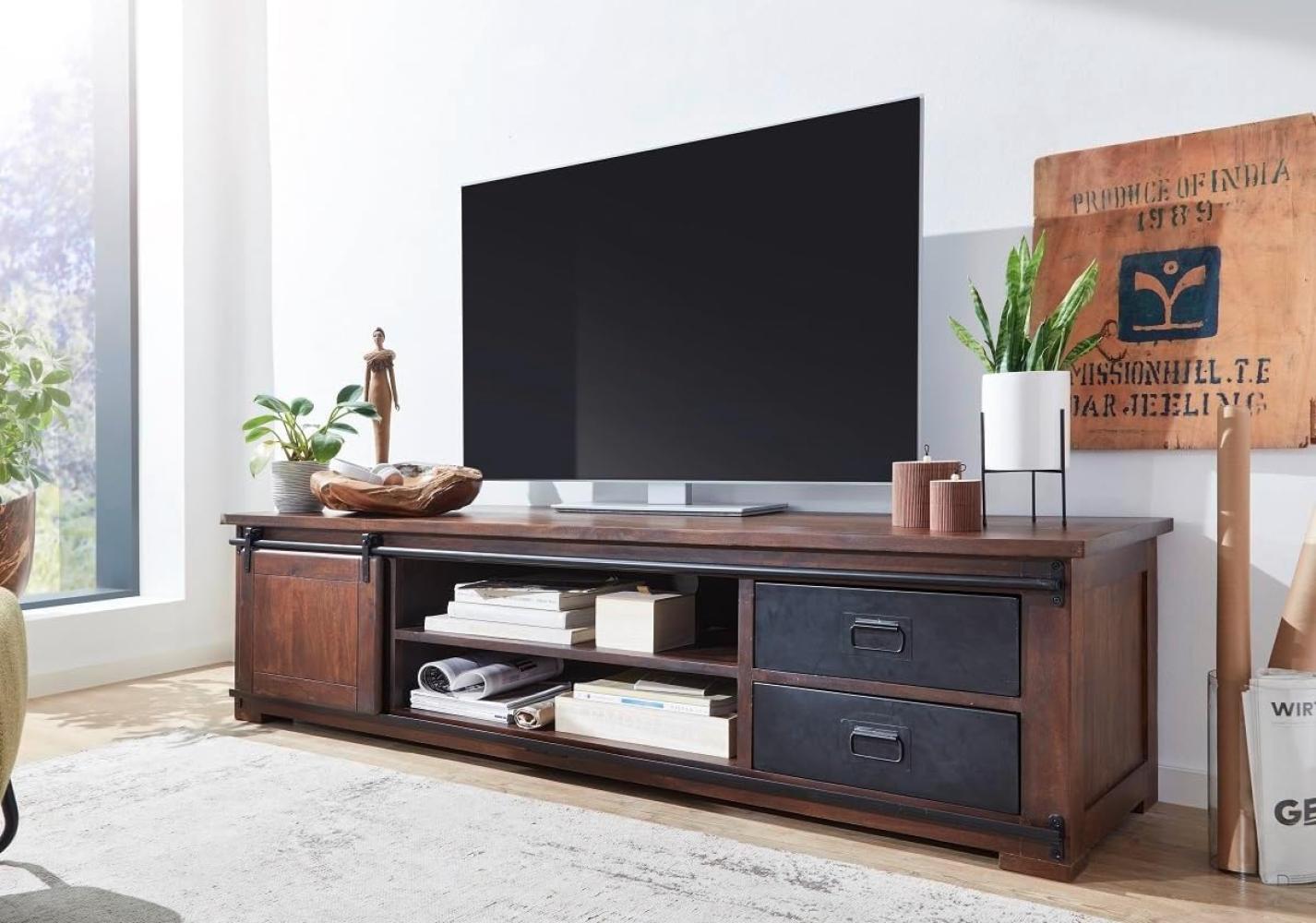 TV Element 200x50 cm 'Bayamo' Mango & Eisen Bild 1