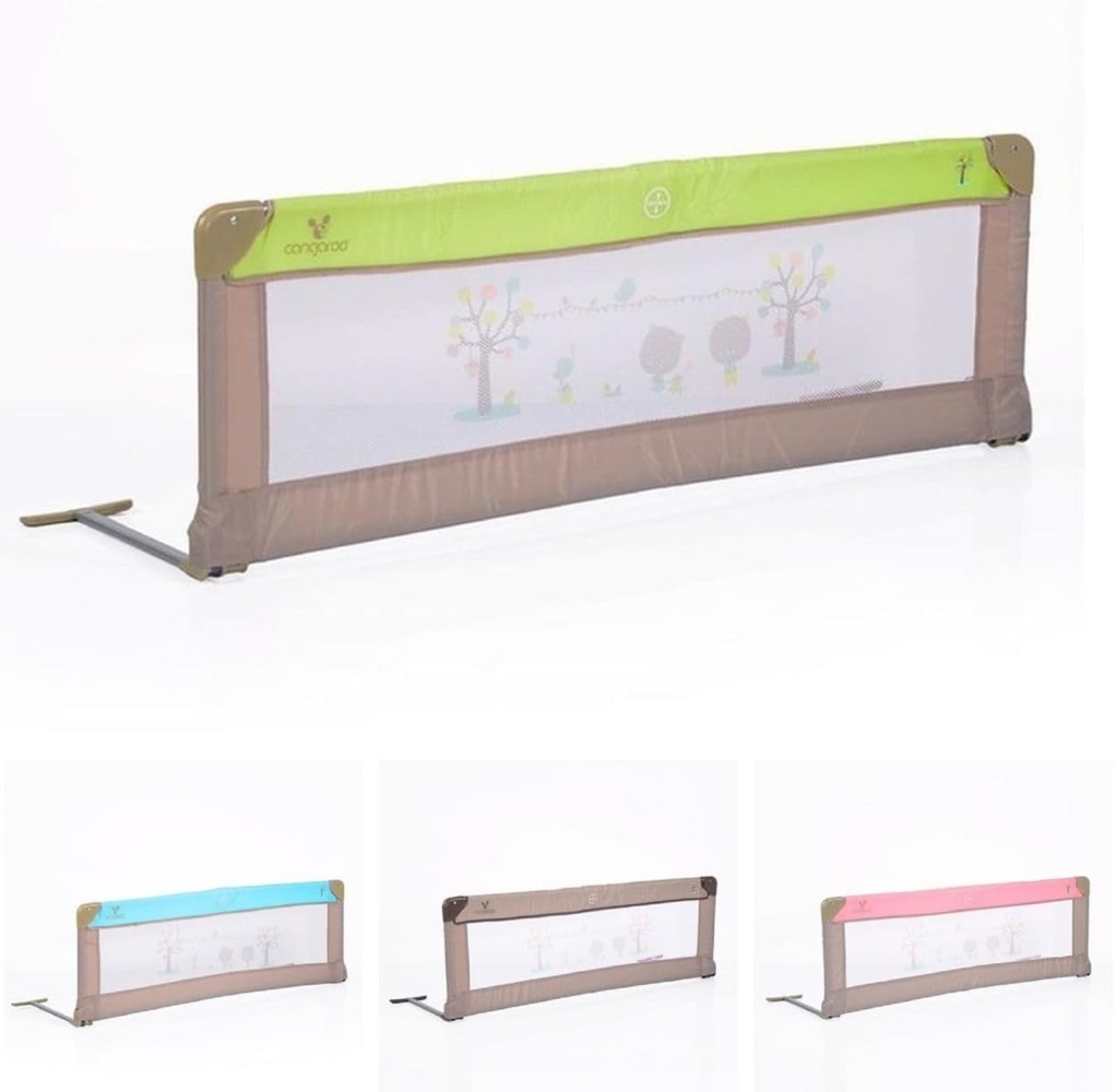 Cangaroo Bettschutzgitter grün, 130x43,5 cm Bild 1