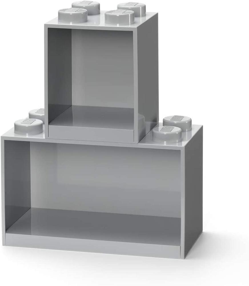 LEGO BRICK SHELF SET - GREY Bild 1