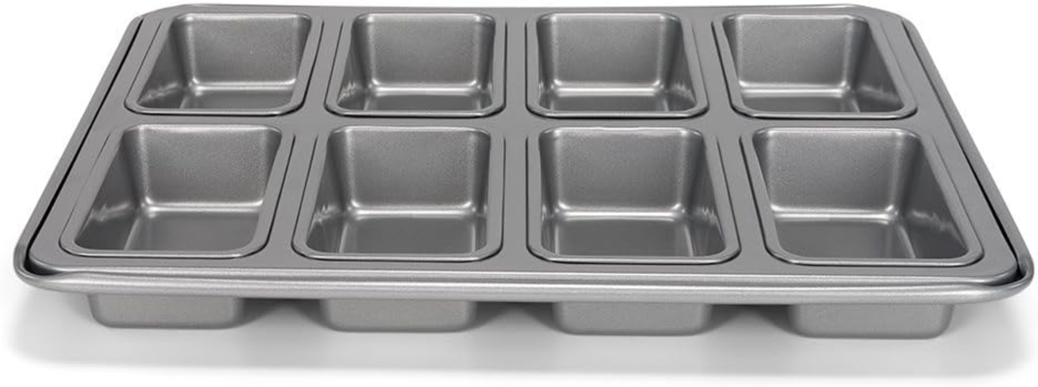 Patisse Patisse Form für 8 Minikuchen 34x28cm Silver-top P03515 Bild 1