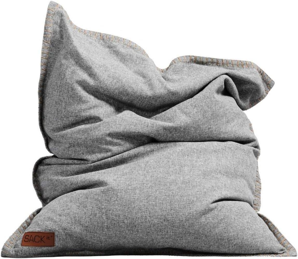 Outdoor Sitzsack SQUAREit Cobana Hellgrau Bild 1