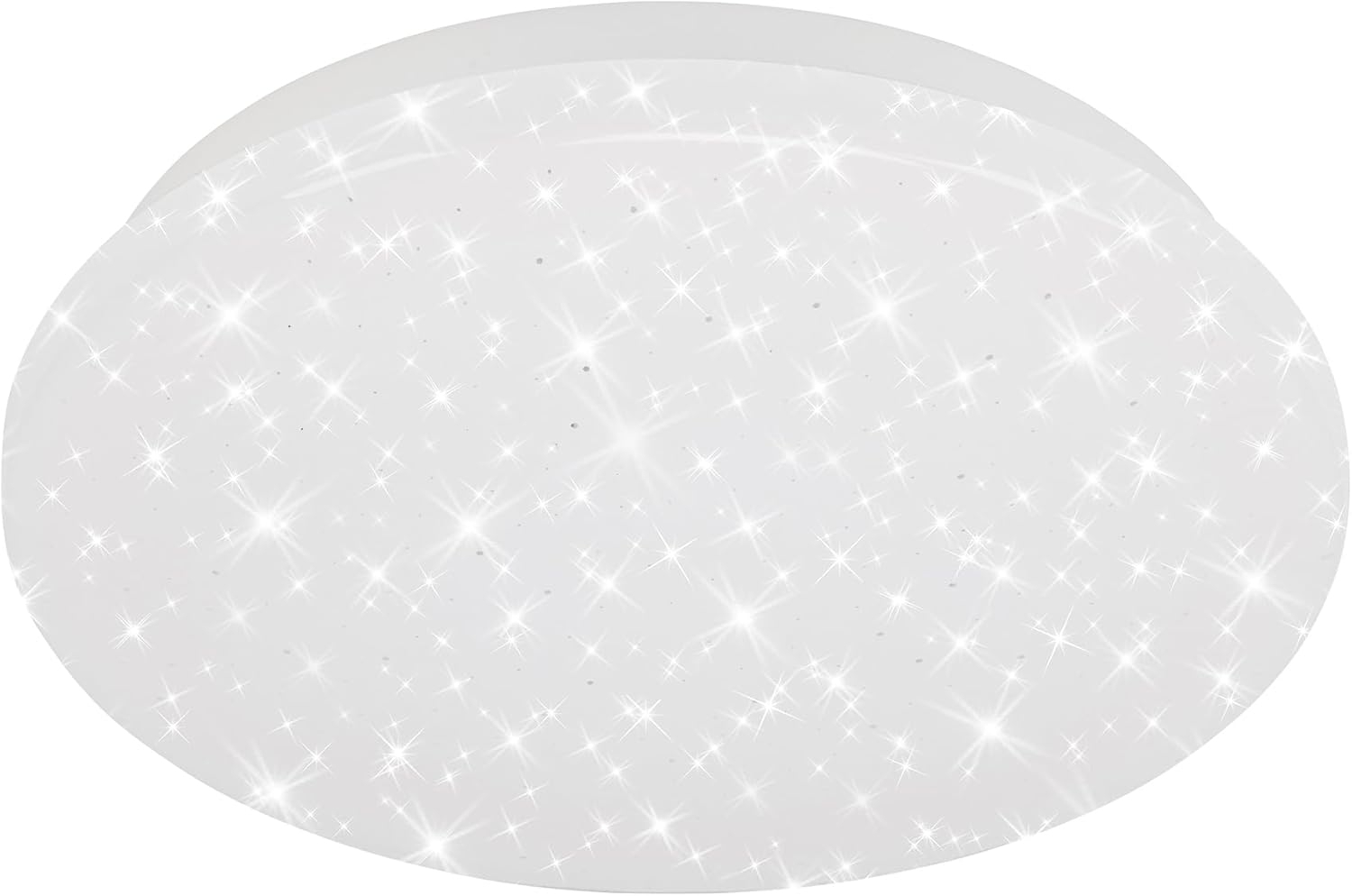 Briloner Leuchten LED Deckenleuchte, Deckenlampe mit Sternendekor, 8 Watt, 900 Lumen, 4. 000 Kelvin, Weiß, Rund, Ø 22cm Bild 1