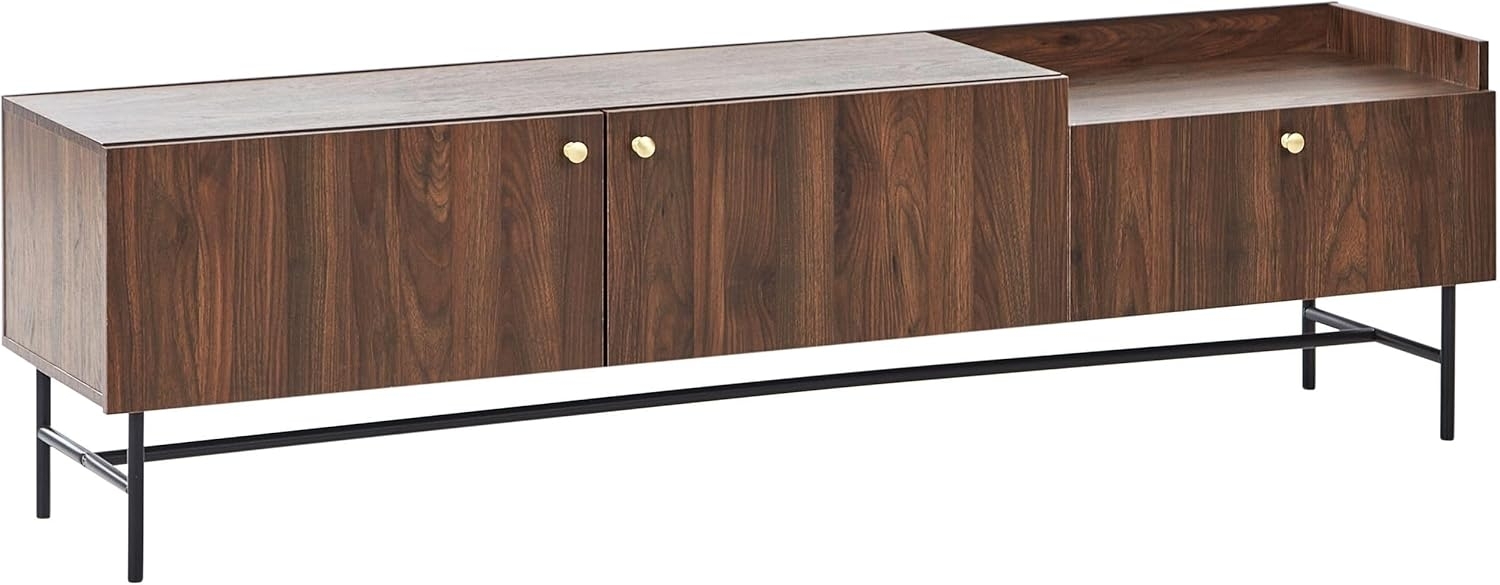 TV-Möbel LISMORE Dunkelbraun Bild 1