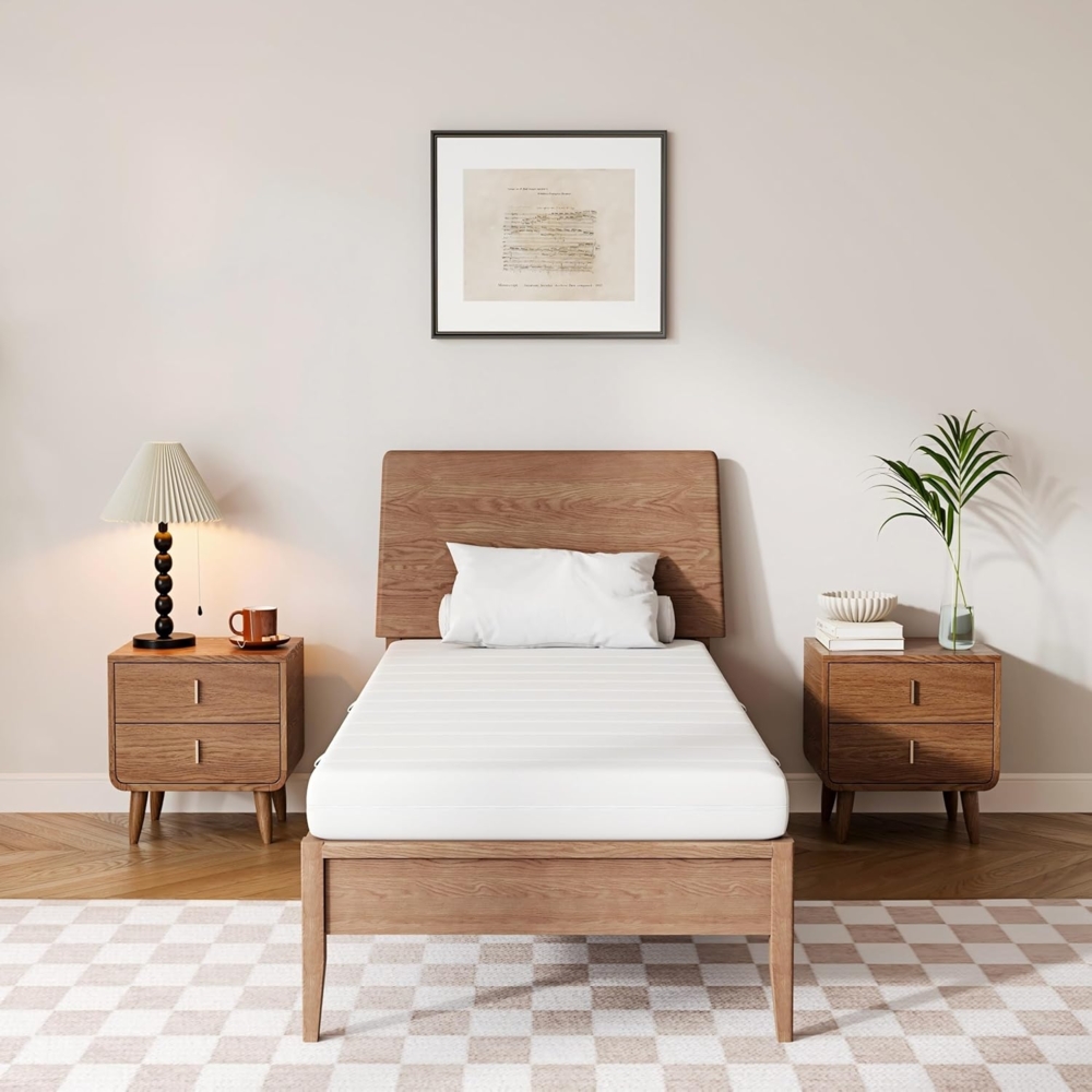 EGO HOME Matratze 90x200 Härtegrade H2, 13cm Höhe Kaltschaummatratze aus Komfort Schaumstoff, 7-Zonen Ergonomisch Schaumstoffmatratze 90x200 cm, Öko-Tex Zertifiziert Bild 1