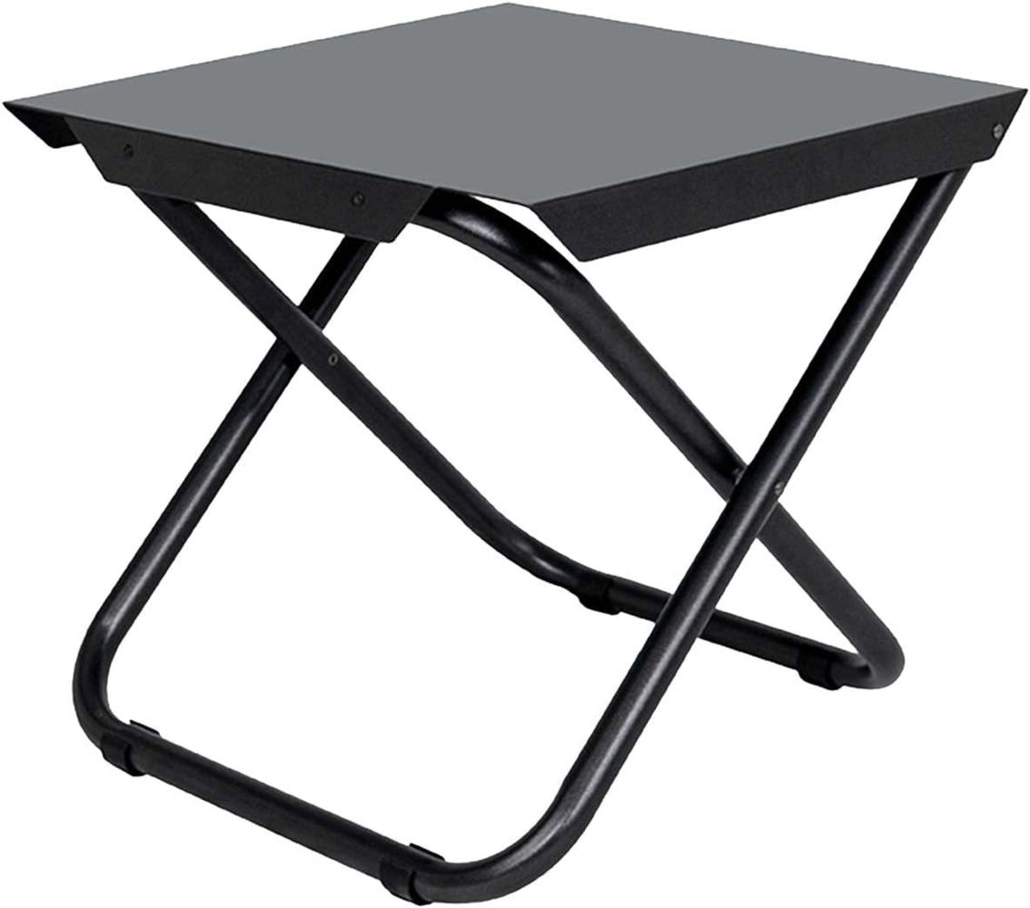 Crespo Tisch Lounger Tex-Supreme, Alu, Schwarz Bild 1