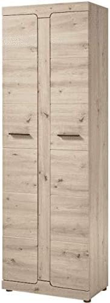 Garderobenschrank Schuhschrank Hochschrank ca. 65 x 198 x 38 cm ARSENAL Artisan Eiche Bild 1