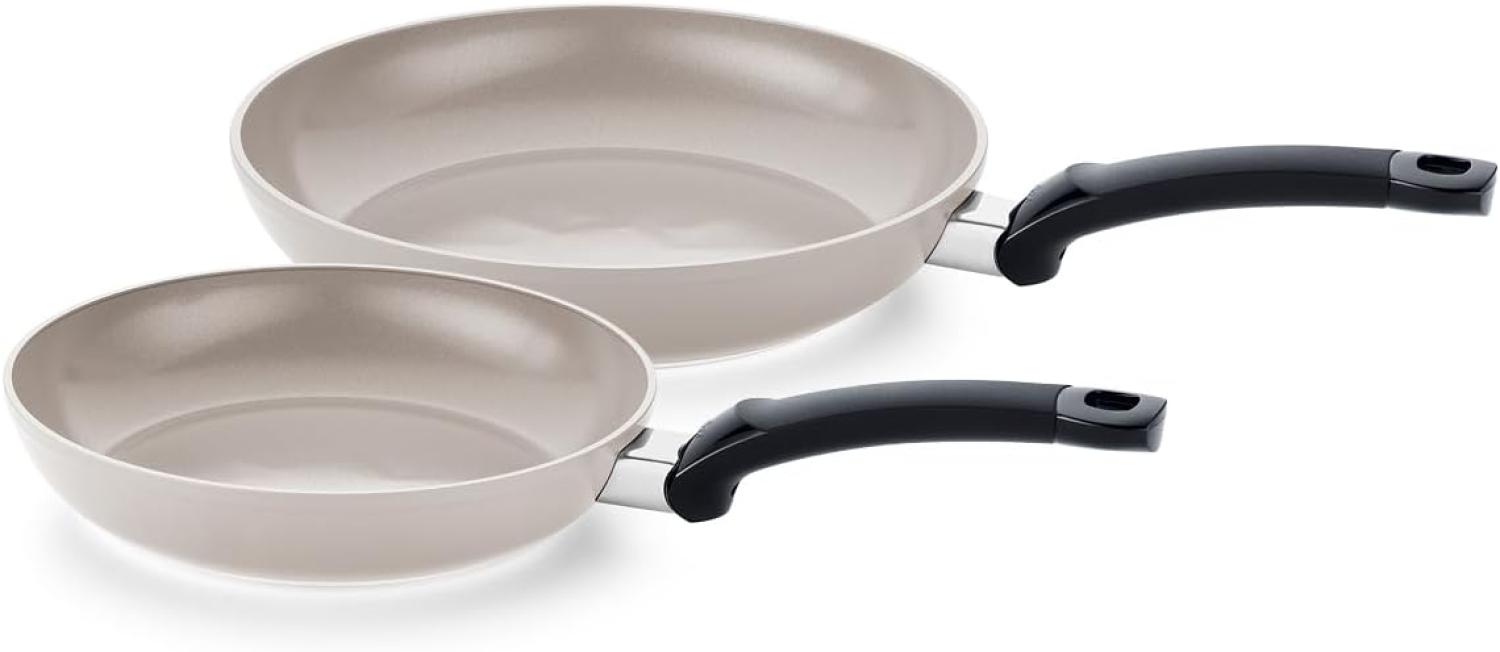 Fissler Ceratal Classic Pfannen-Set / 2-teilig, Aluminium-Pfanne, Keramik-beschichtet (24+28 cm) Ceramic Bratpfanne antihaftend – Induktion Bild 1