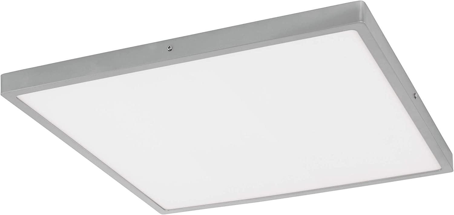 Eglo 97553 LED Aufbauleuchte FUEVA 1 silber L:60cm B:60cm H:3cm 3000K Bild 1