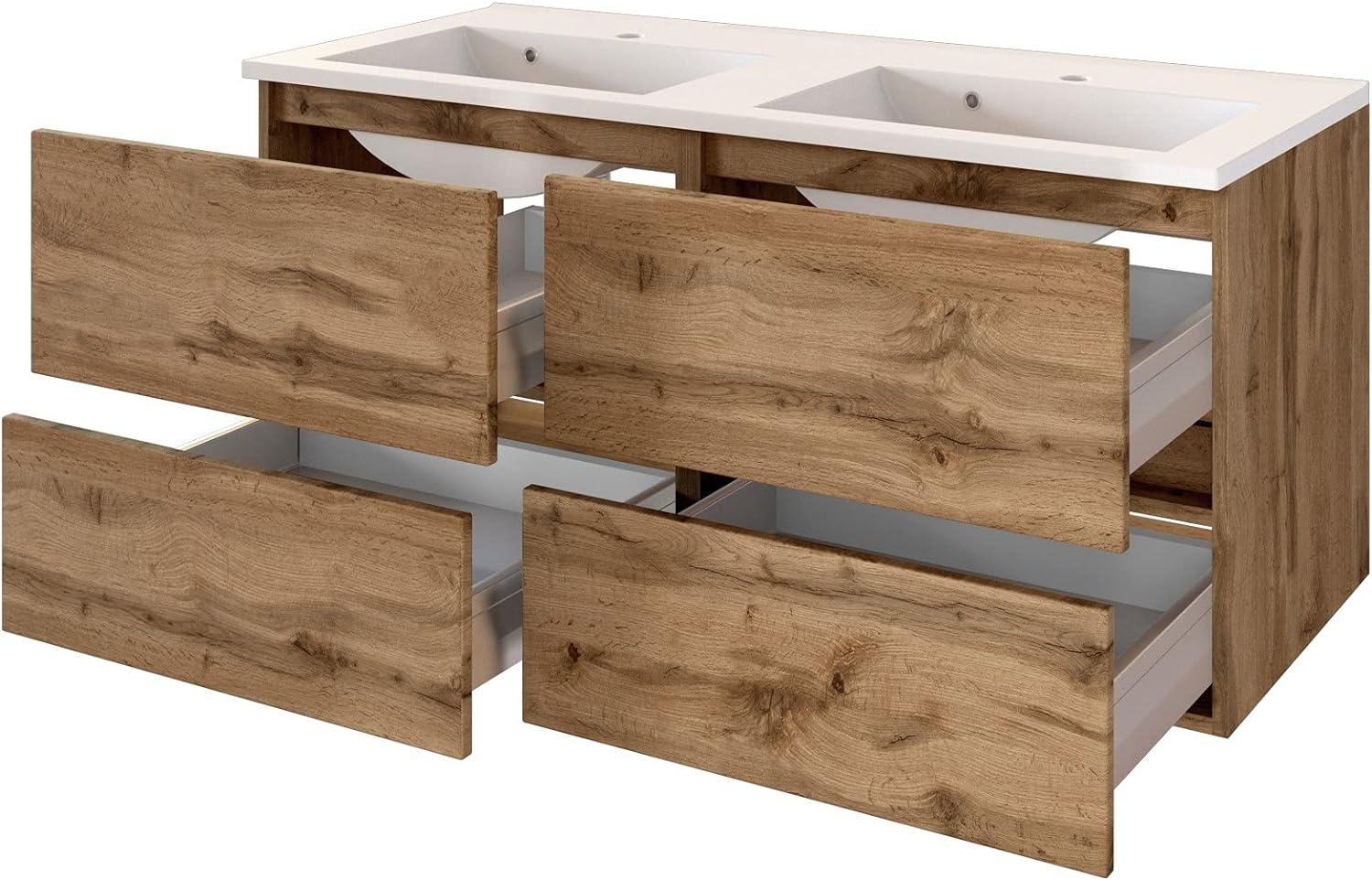 Waschbeckenunterschrank 'Baabe' mit Waschbecken Bild 1