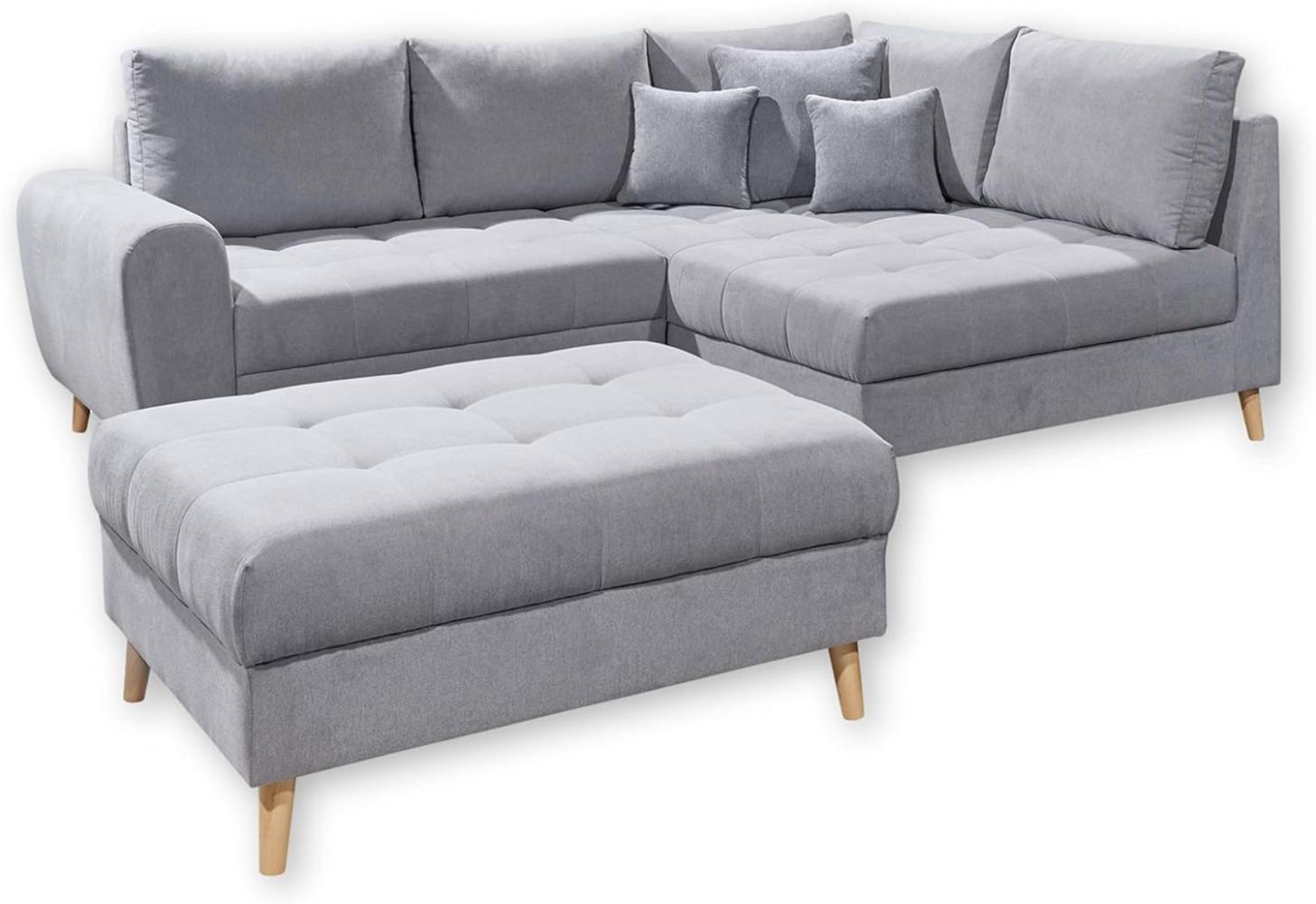 Alice Ecksofa von Ed Exciting Design – Beidseitig Bestellbares Sofa mit Hocker in Verschiedenen Farben Bild 1