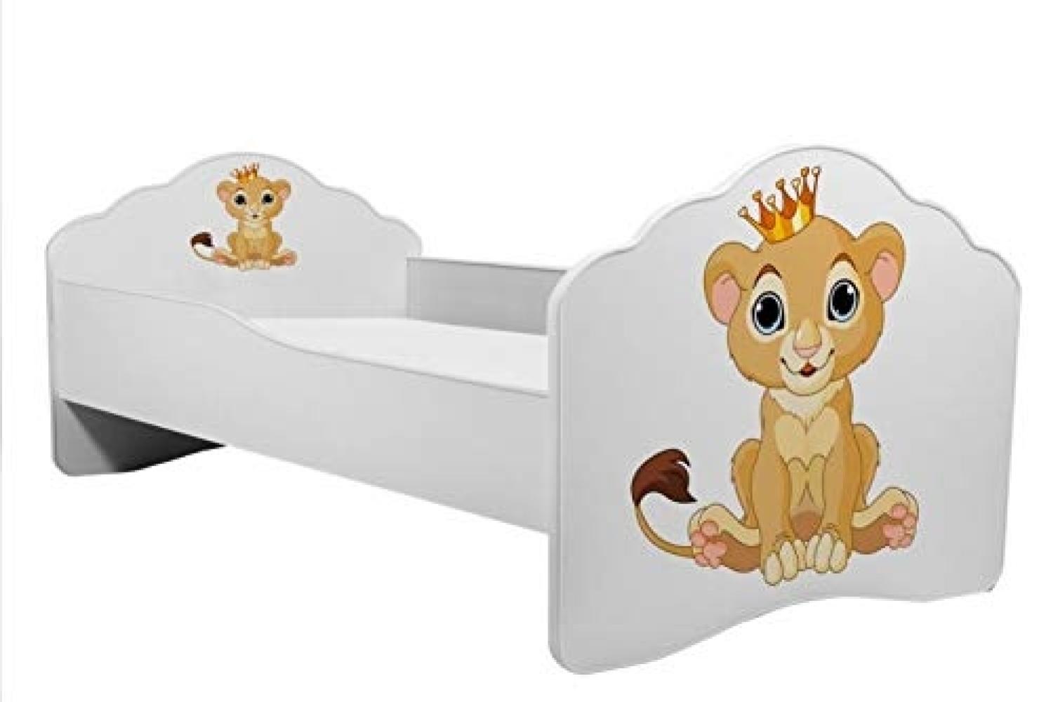 Angelbeds 'Fala' Kinderbett 80x160 cm, Motiv 13, mit Lattenrost und Matratze Bild 1