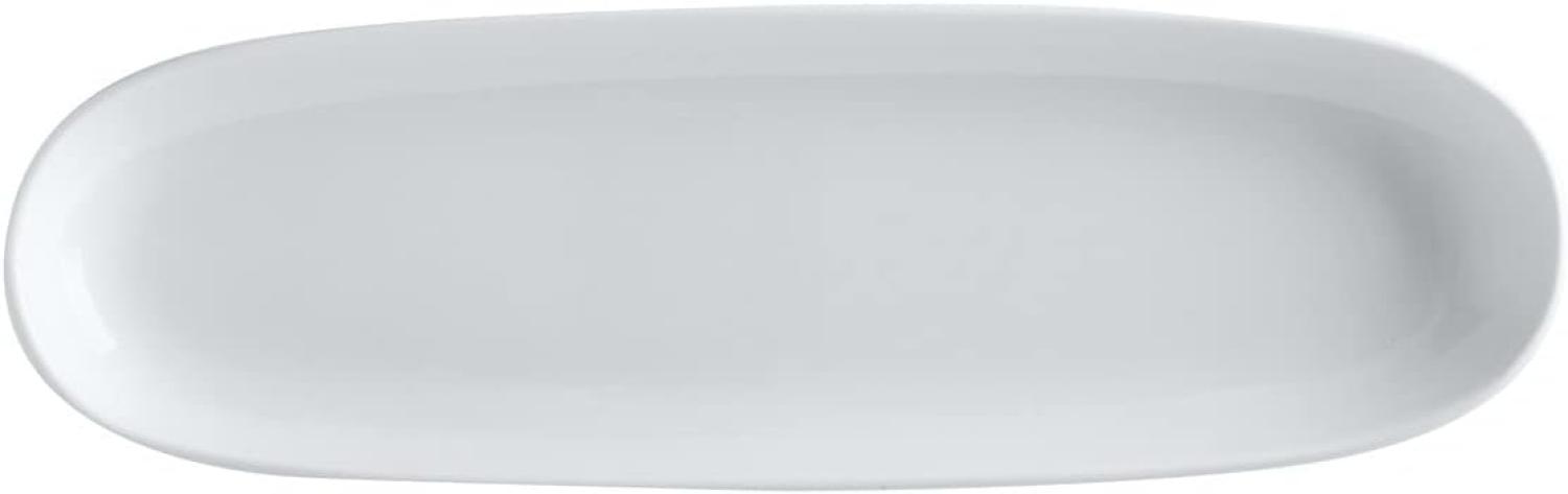 Maxwell & Williams ROUND Platte 40 x 12,5 cm, Porzellan / White Basics / Servierplatte Bild 1