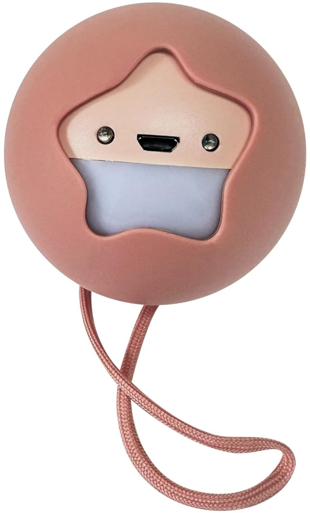 Pabobo Little Moon Terracota Nachtlicht tragbar & wiederaufladbar – Super Uatonomie 45 Nächte – klein und leicht ab der Geburt. Bild 1