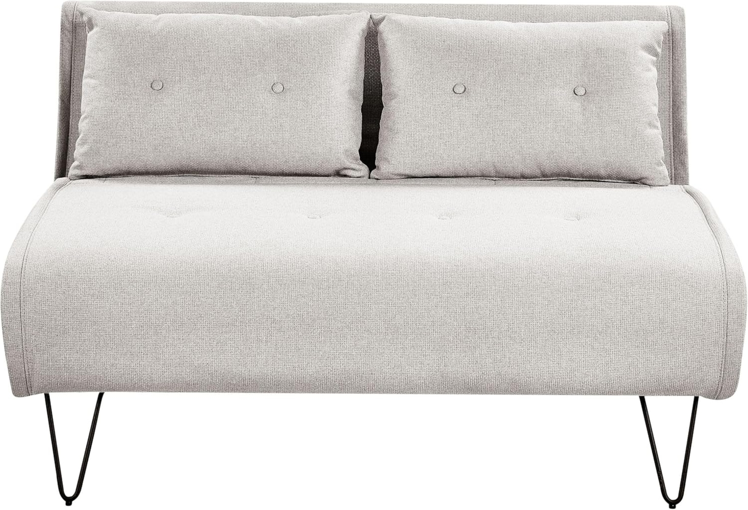 2 Sitzer Sofa VESTFOLD Hellgrau Bild 1