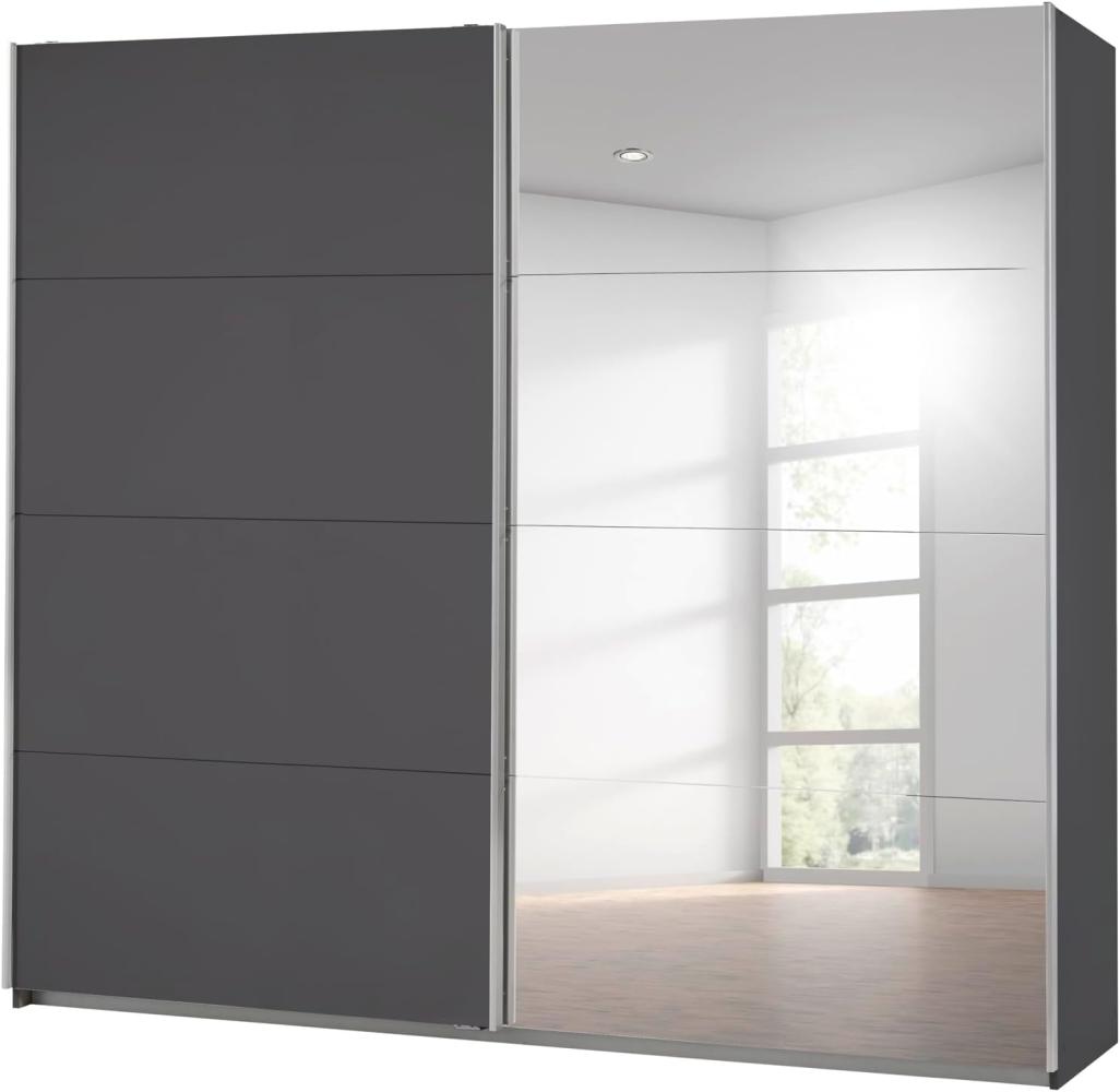 rauch möbelwerke gmbh Caracas Schwebetürenschrank, Holzwerkstoff, Grau-metallic, 226x210x62 Bild 1