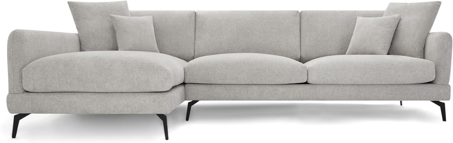 3-Sitzer Ecksofa Links Maggie Grau Bild 1