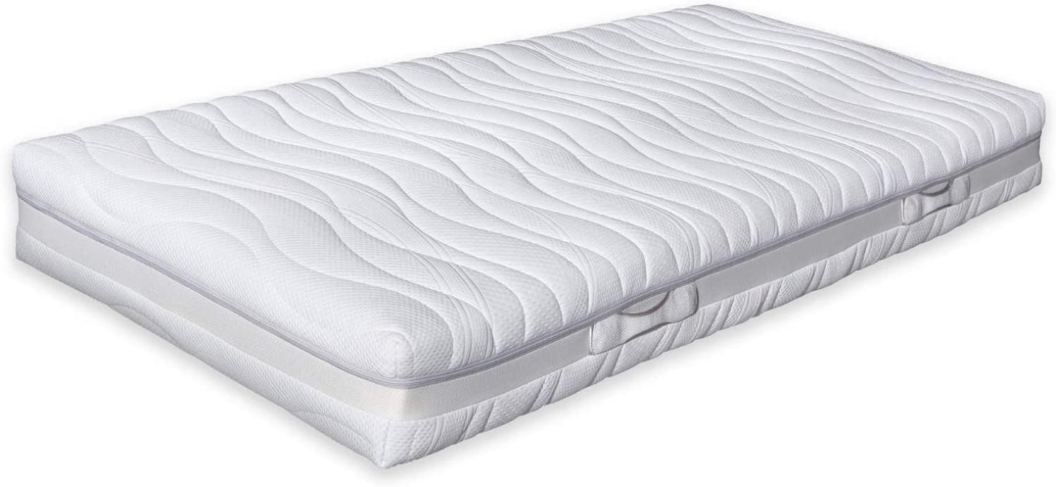 Betten-ABC® OrthoMatra TF 5.0 - Taschenfederkern- Matratze - 7-Zonen-Schnitt mit Silver-Spirit-Bezug : 90x200 Bild 1