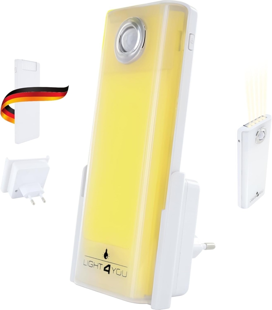 Schwaiger LED Taschenlampe 661637 (Bewegungssensor), Notfallleuchte, Nachtlichtfunktion Bild 1