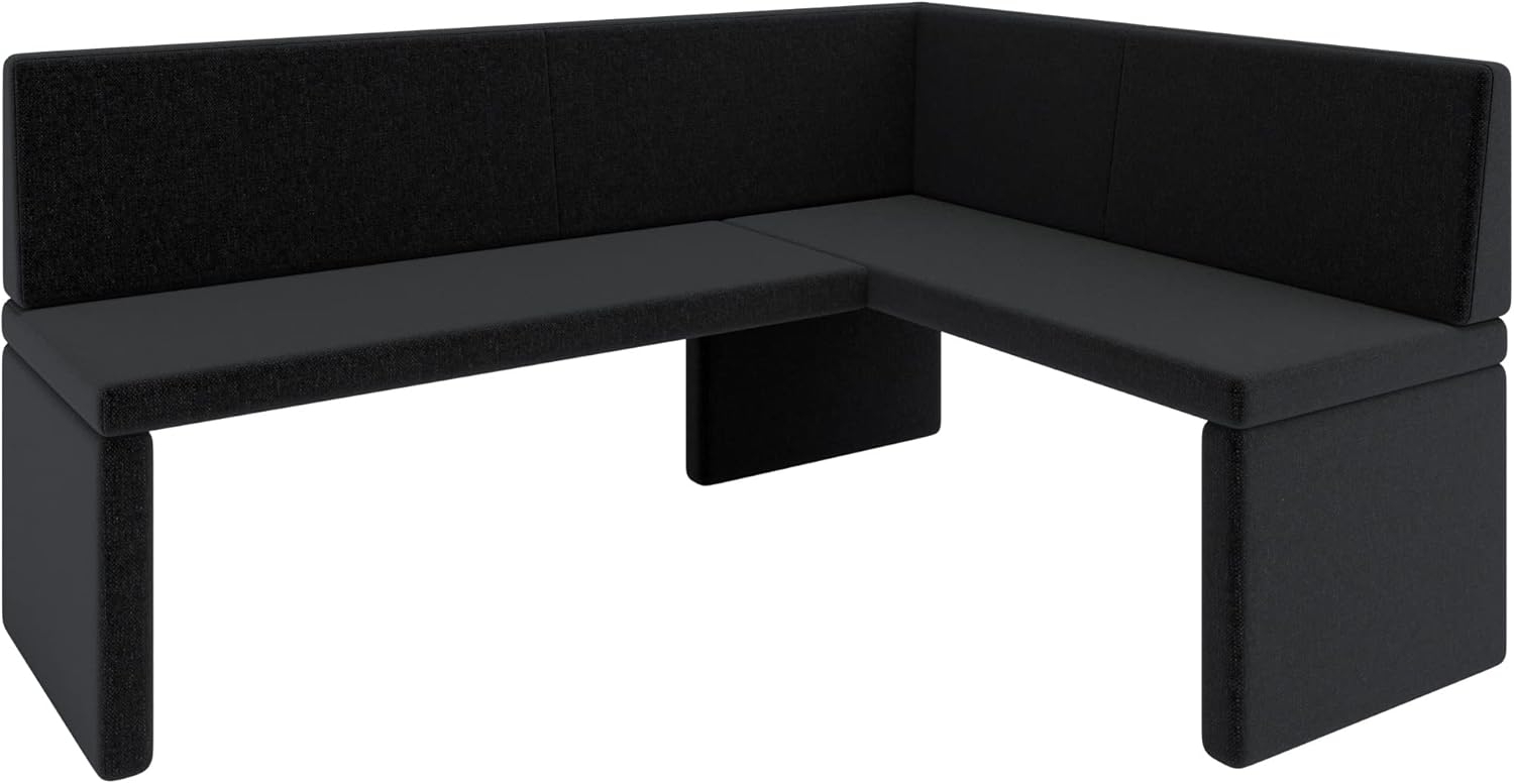 Eckbank Akiko Corner Bench - Eckbankgruppe für Ihrem Esszimmer, Küche modern, Sitzecke, Essecke. Perfekt für Küche, Büro und Rezeption. Solide und Starke Verarbeitung. (INARI 100, 168x128 cm rechts) Bild 1