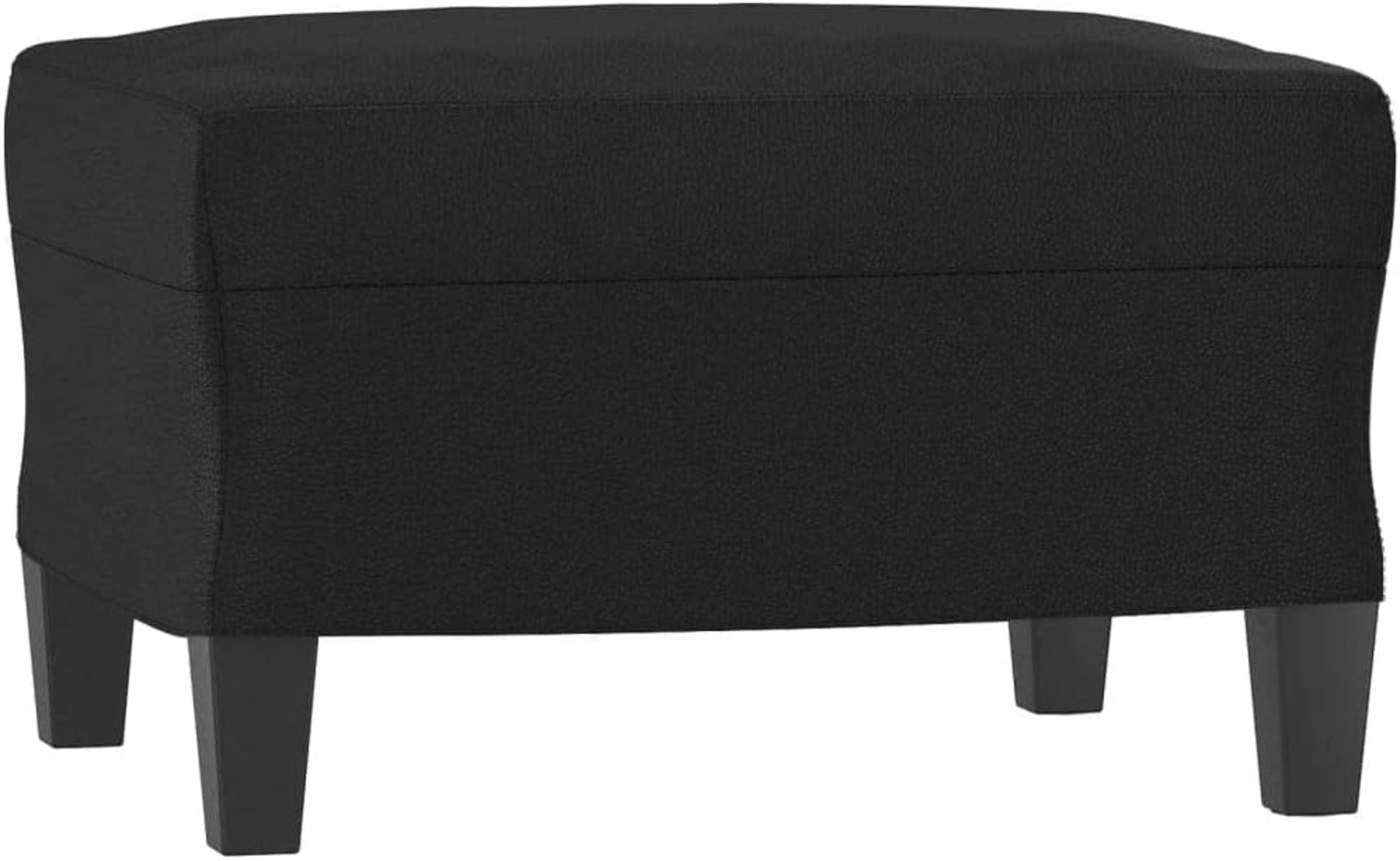 vidaXL Fußhocker Schwarz 60 x 50 x 41 cm Kunstleder [349335] Bild 1