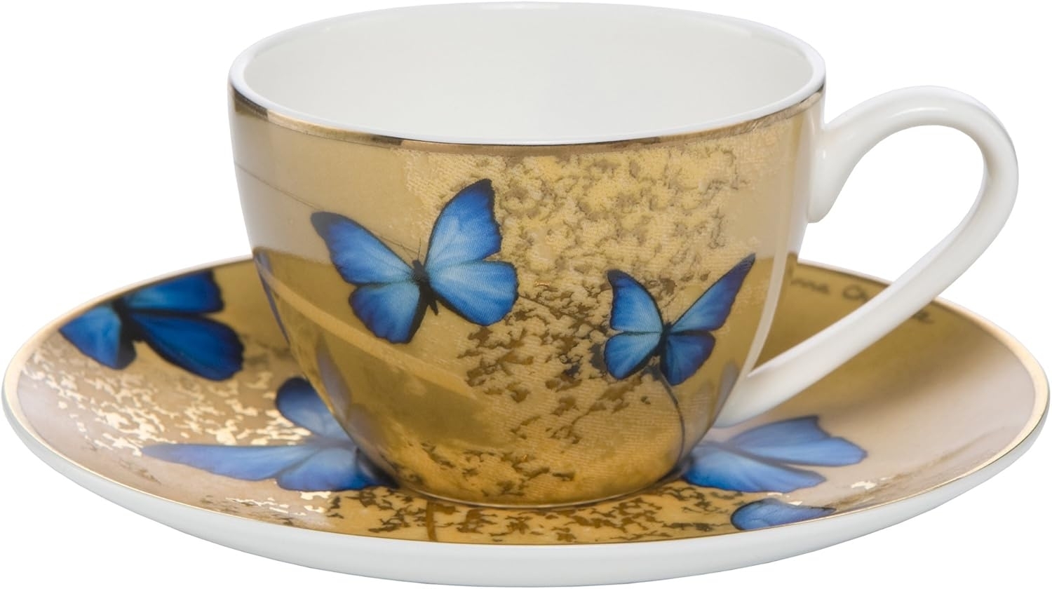 Göbel Blue Butterflies Espressotasse,Porzellan, Bone China, 100 ml, 26150361 Bild 1