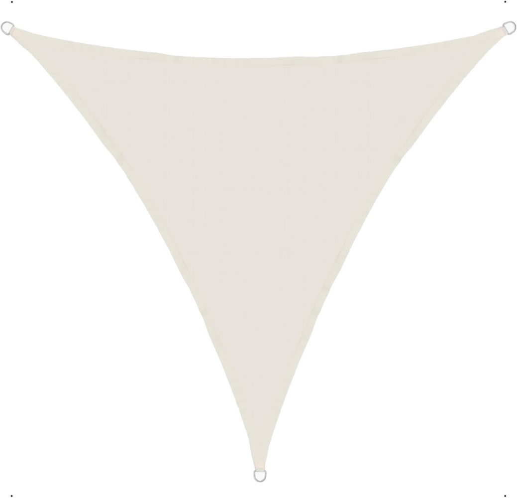 anndora Sonnensegel Tarp 6x6x6 Meter - dreieckiger Sonnenschutz HDPE, luftdurchlässiger Stoff Bild 1