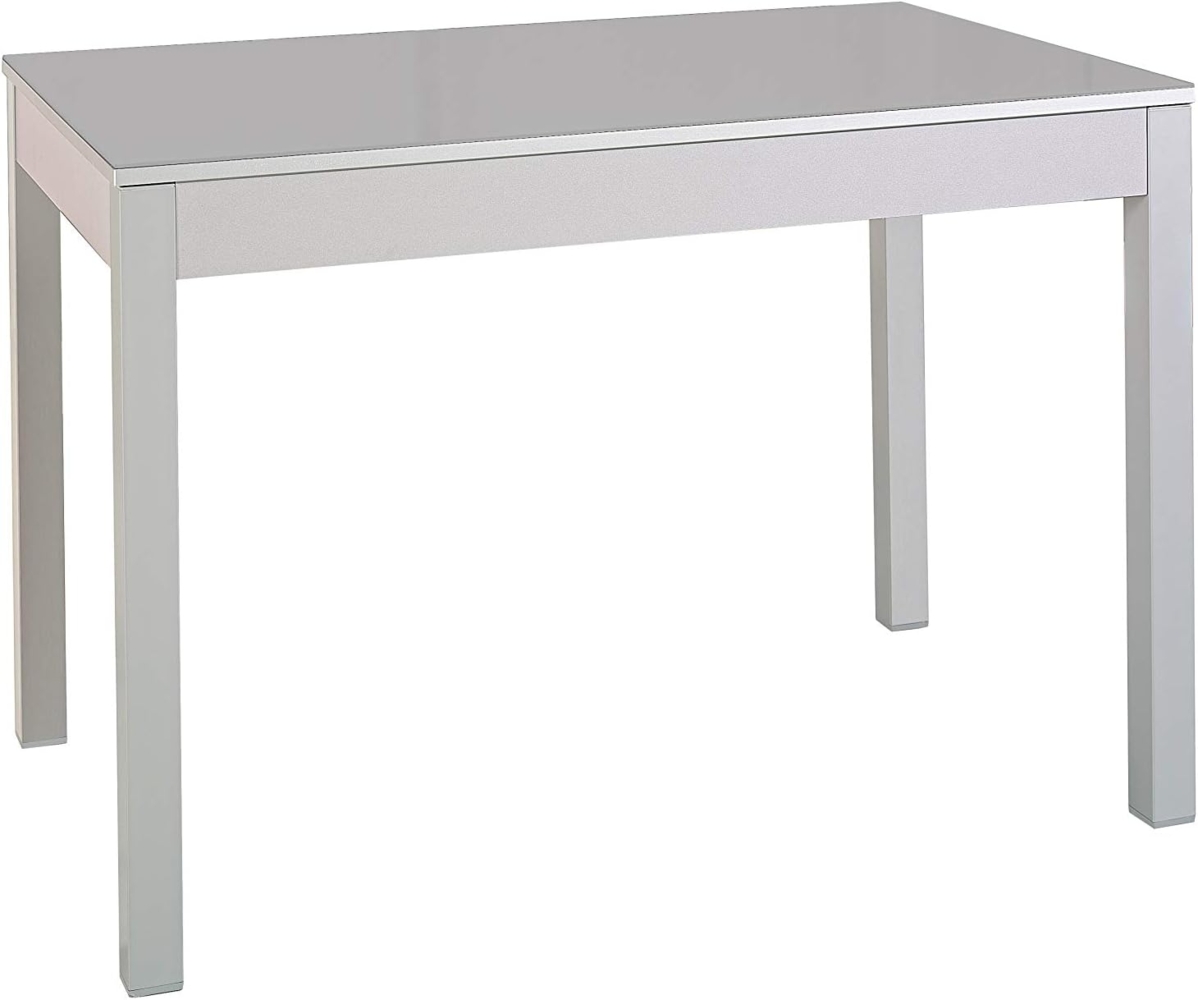 ASTIMESA Ausziehbarer Küchentisch mit Trolley, grau, 70x110 cm Bild 1