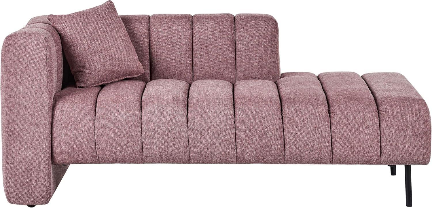 Chaiselongue rosa linksseitig LANNILS Bild 1