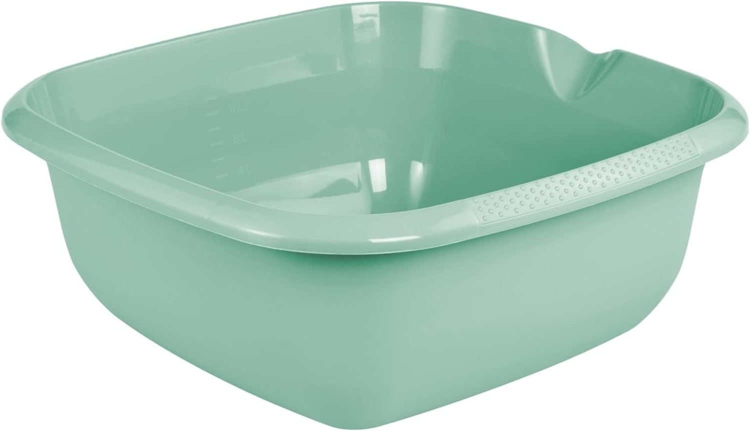 keeeper Universal-Schüssel mit Ausguss, Eckig, 13 l, 38x38 cm, Björk, Nordic Green Bild 1