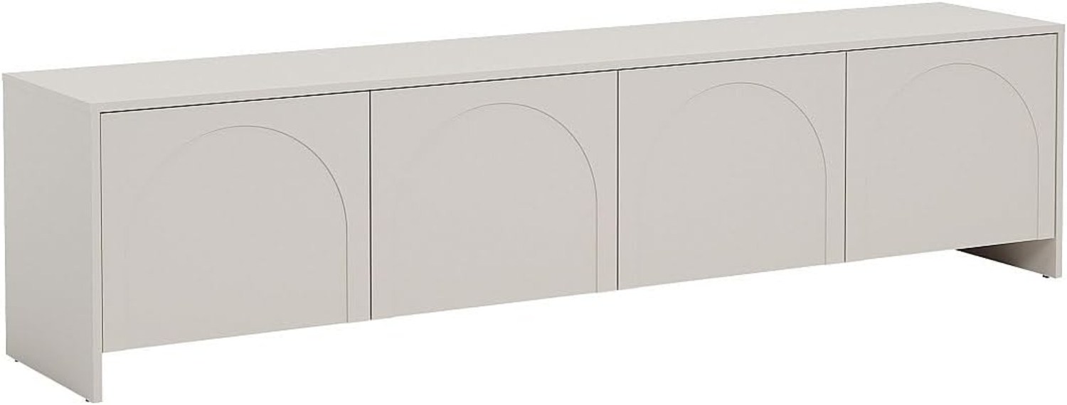 Vente-unique - TV-Schrank mit 4 Türen - Beige - NALYRA von Maison Céphy Bild 1