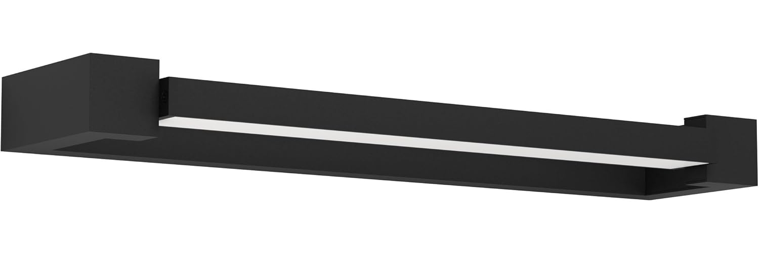 Eglo 900615 Spiegelleuchte GEMILIANA schwarz , Kunststoff weiss LED 8,9W 4000K L:45cm H:4cm Bild 1