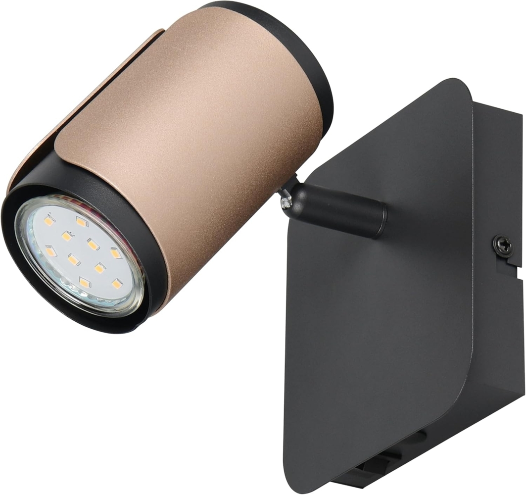 Trio Spot Gillan GU10 schwarz coffee Bild 1