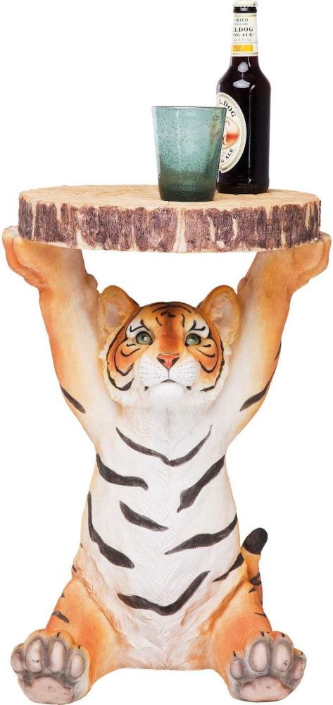 KARE Design Beistelltisch Animal Tiger Ø35cm 78892 Bild 1