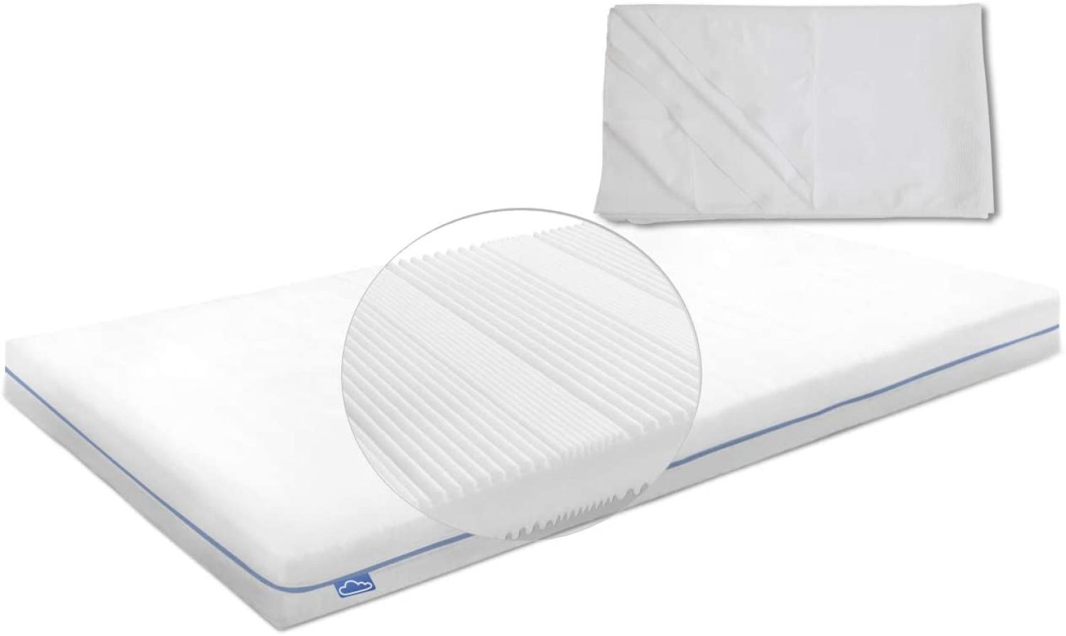 Wolkenwunder Wellflex Maxi Matratze und Hygieneauflage 90x200 cm Bild 1