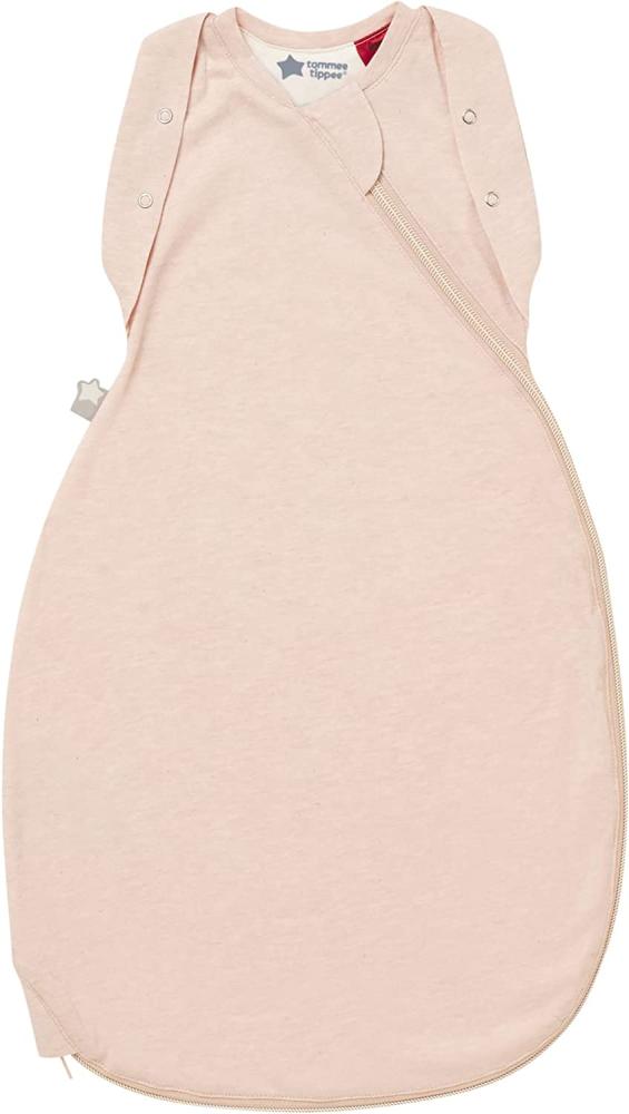 Tommee Tippee Baby Schlafsack für Neugeborene, 0-3m, 1. 0 TOG, Der Original Grobag Swaddle Bag, Hüftgesundes Design, weicher Baumwoll-reicher Stoff, Rouge Bild 1