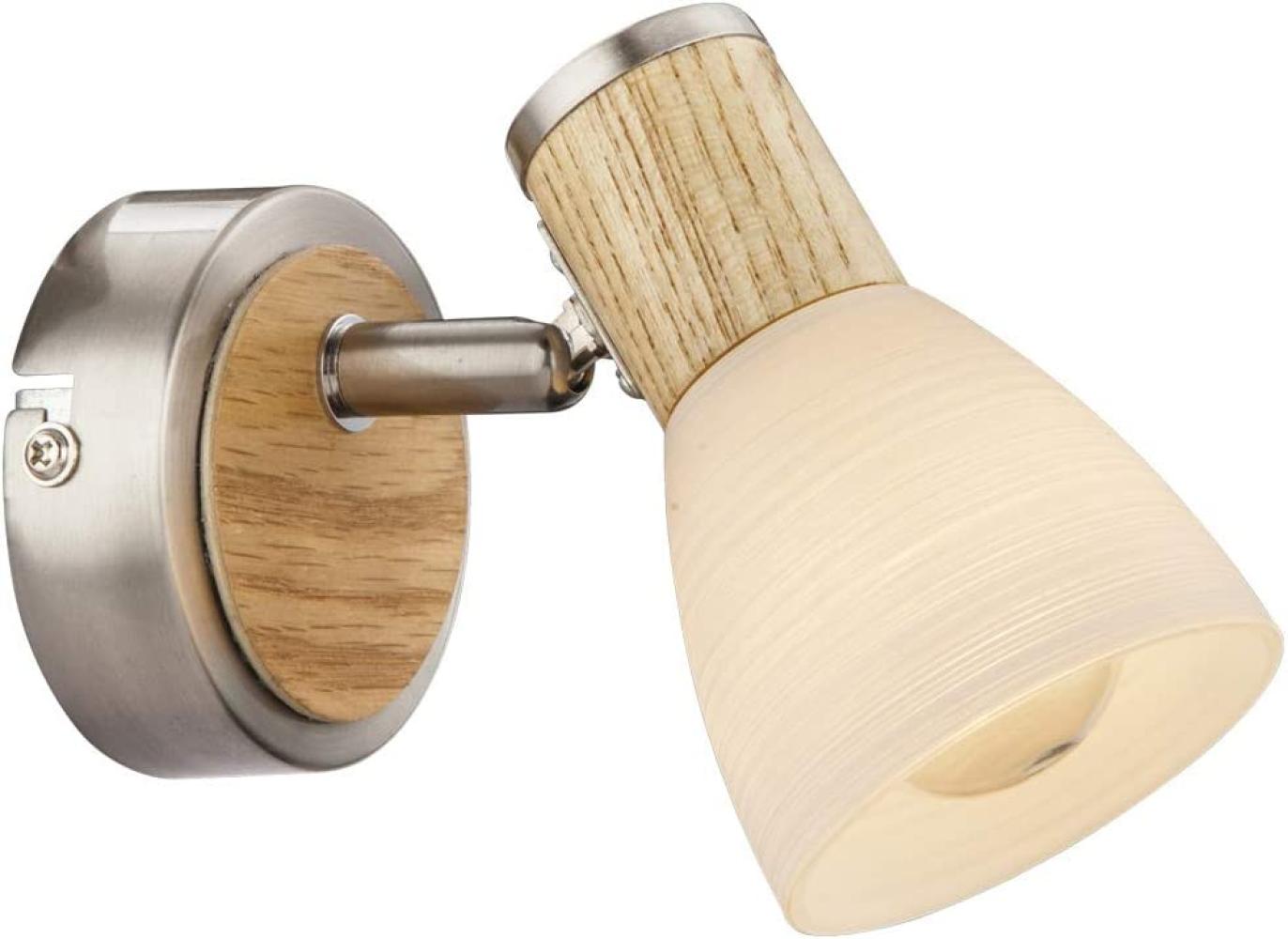 Globo Wandleuchte Innen Wandlampe Wandstrahler Holz Optik Flur 54352-1 Bild 1