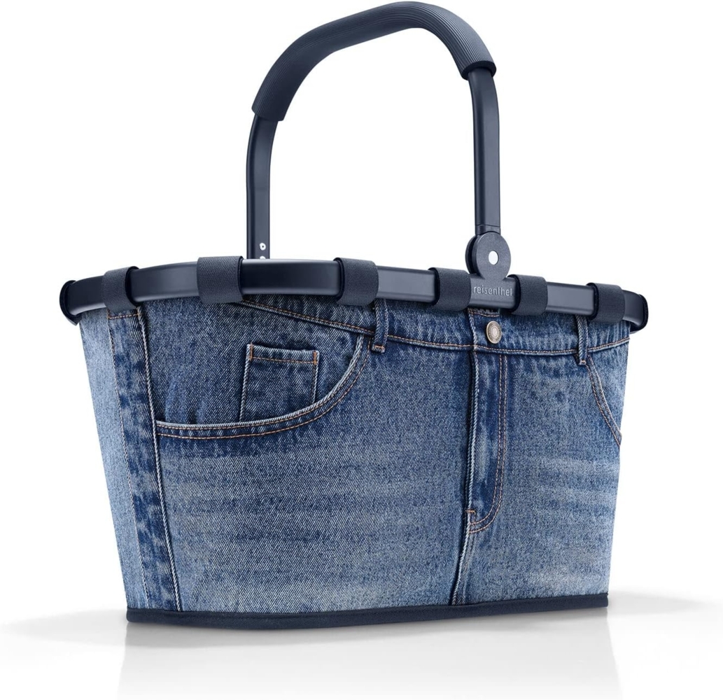 Reisenthel Carrybag Einkaufskorb 22l frame jeans classic blue - Blau Bild 1