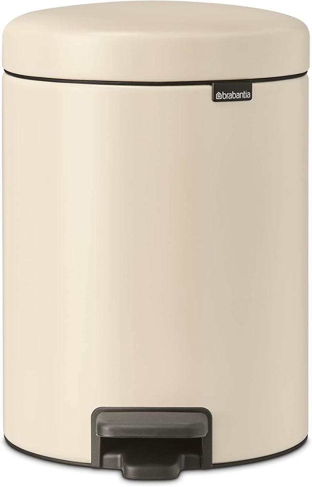 Brabantia 'NewIcon' Treteimer, Soft Beige, 5 Liter Bild 1