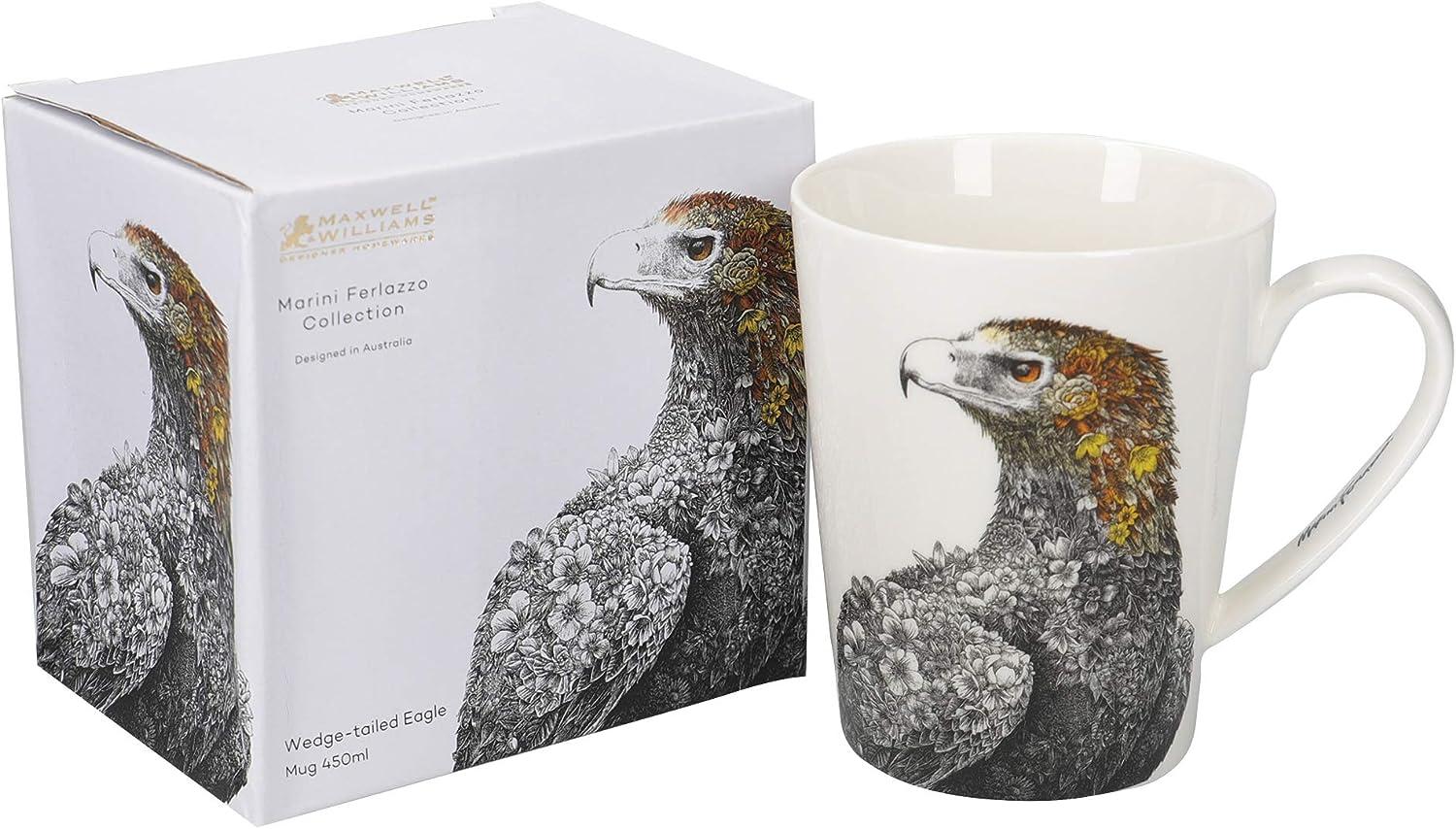 Maxwell & Williams DX0571 Becher 460 ml MARINI FERLAZZO Eagle, Porzellan, in Geschenkbox Bild 1