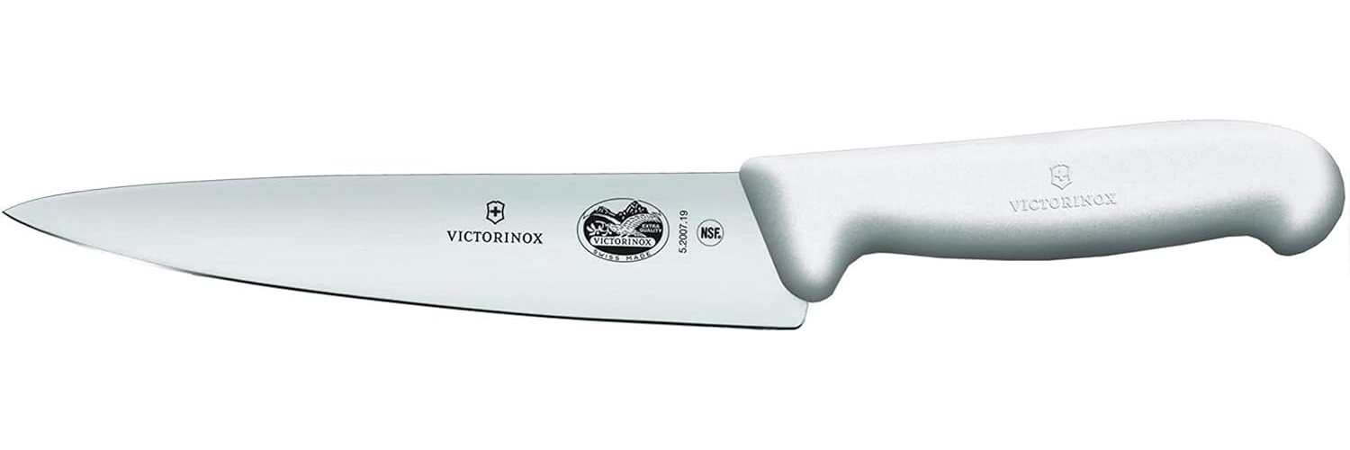 Victorinox Tranchiermesser Fibrox Küchenbesteck, Rot, STANDARD Bild 1