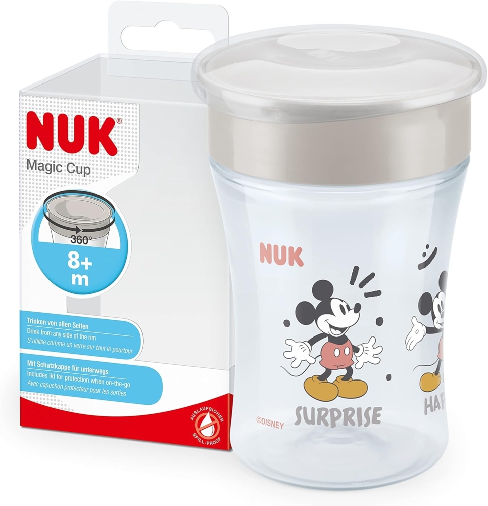 NUK Trinkbecher Disney Mickey Mouse Cup 230ml grau (10255623) Bild 1