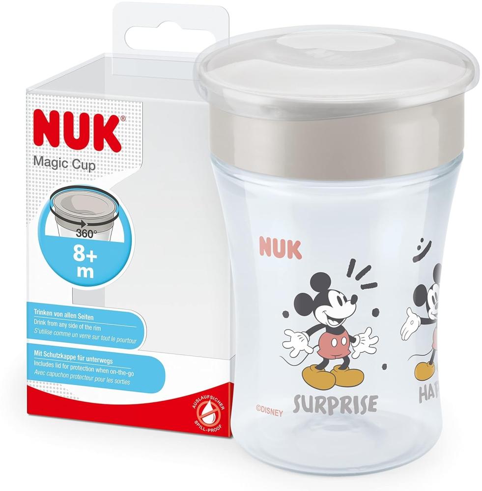 NUK Trinkbecher Disney Mickey Mouse Cup 230ml grau (10255623) Bild 1