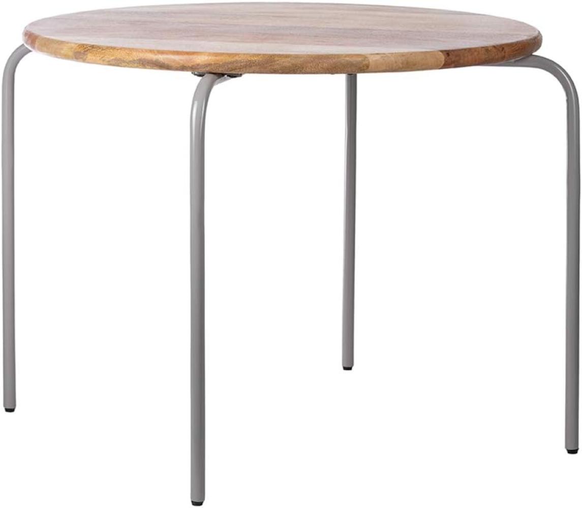 KidsDepot Circle Tisch Holz / Metall Grau Grau Bild 1