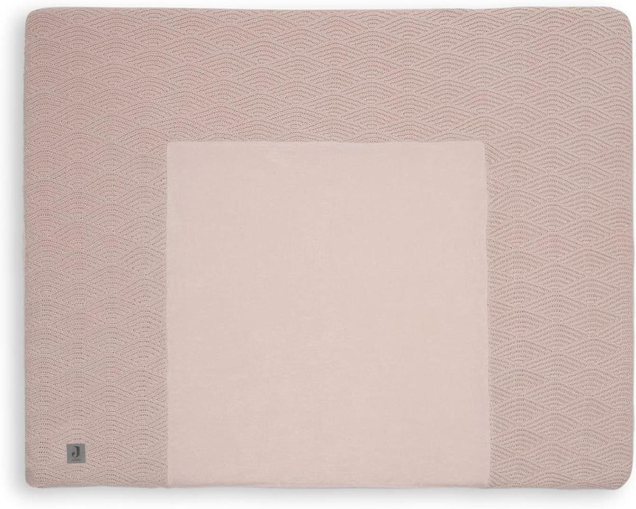 Jollein 022-546-65286 Strick Wickelhülle River Knit weich rosa 75x85 cm Bild 1