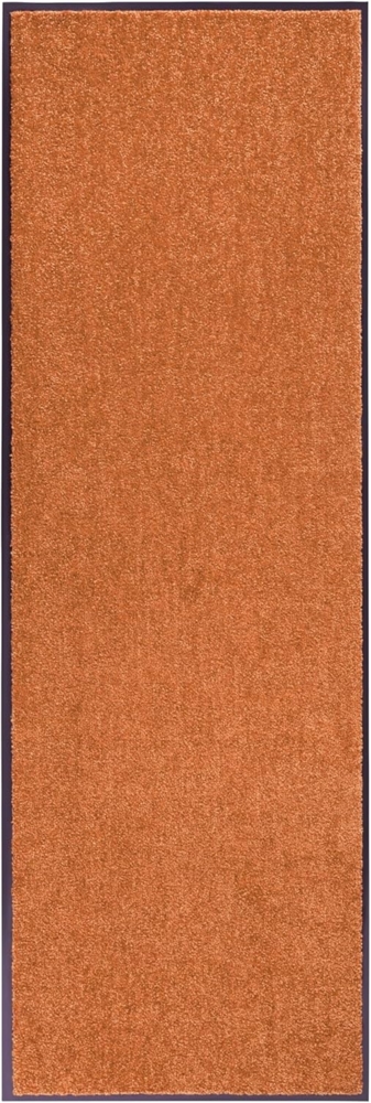 Waschbare Fußmatte Wash & Clean - orange - 60x180x0,7cm Bild 1