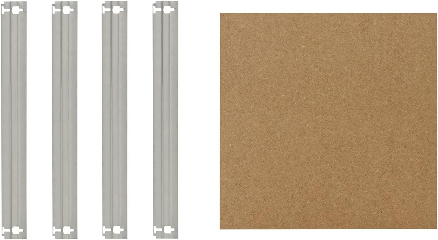 shelfplaza HOME 45x45 cm Fachboden-Set in grau-verzinkt für HOME Schwerlastregale mit 175 kg Traglast pro Boden Bild 1