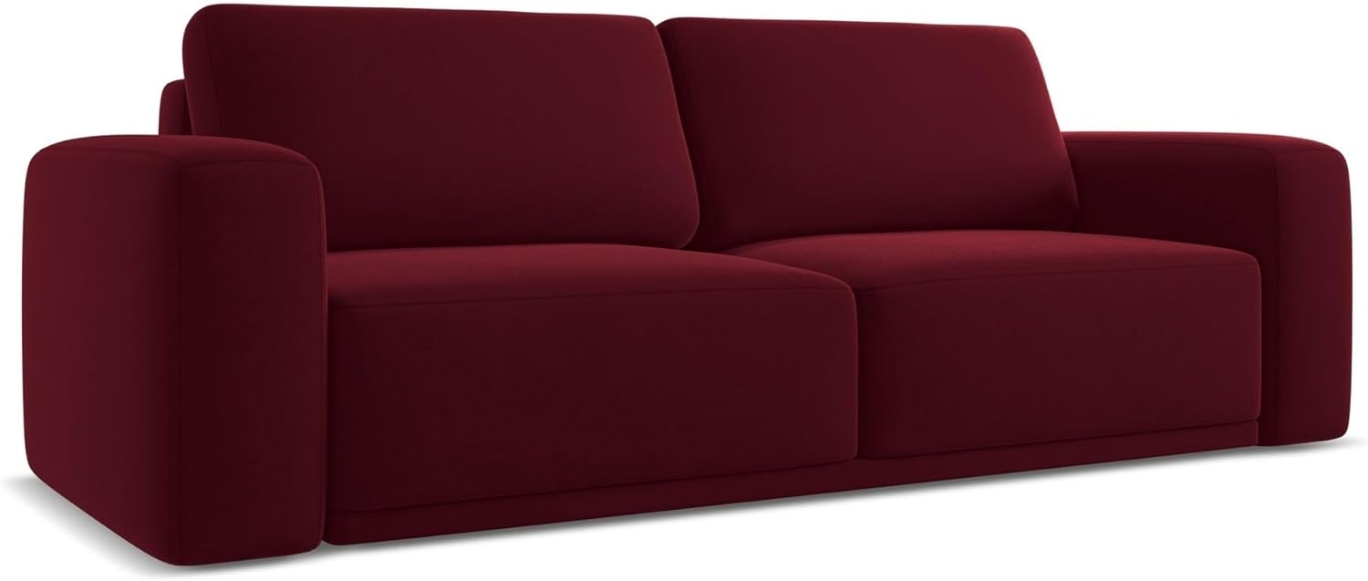 3-Sitzer Sofa mit Schlaffunktion Kaila in Samtstoff Bild 1