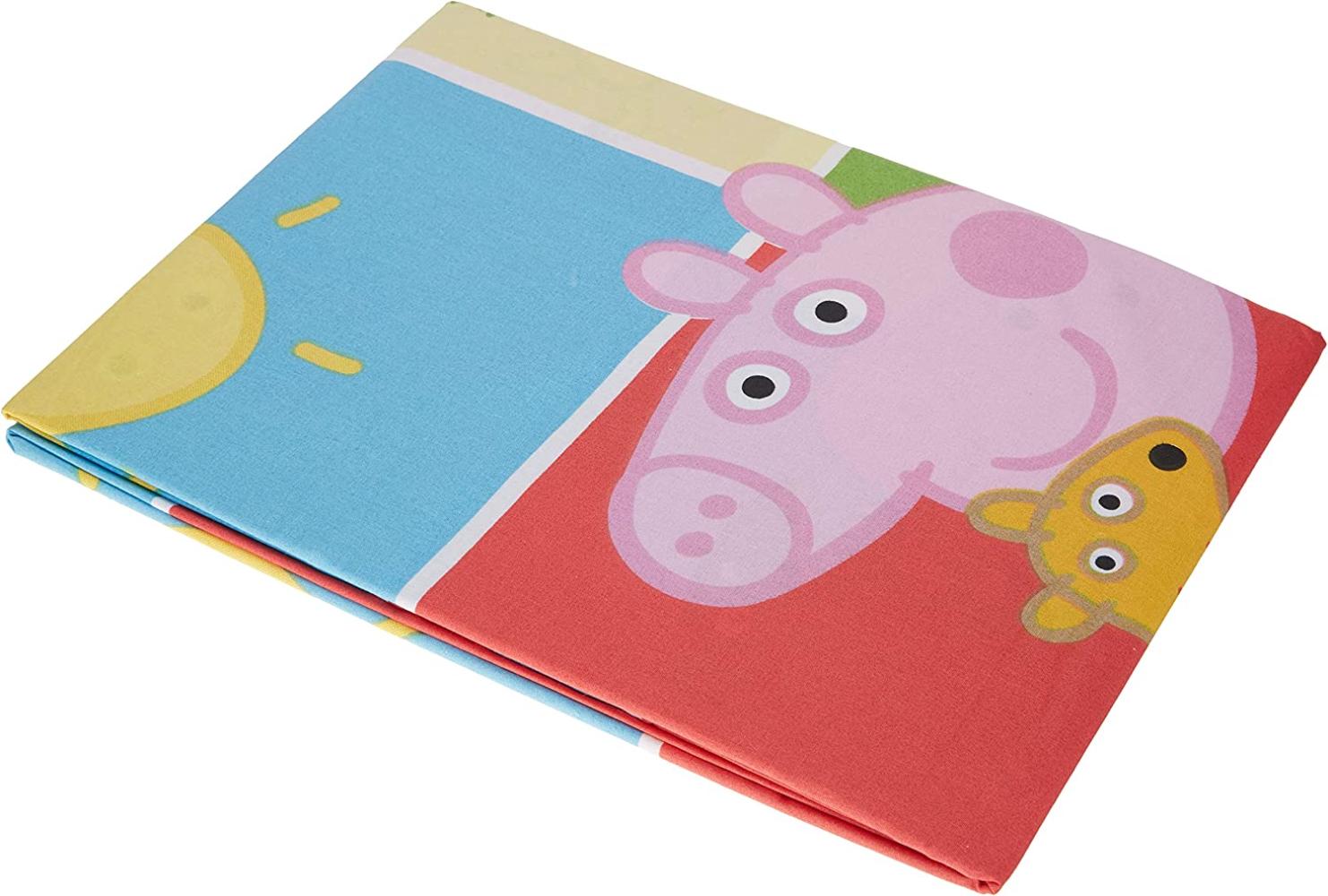 Peppa Pig Wutz Gardine Vorhang Fertiggardine 140 x 175 cm blickdicht Bild 1