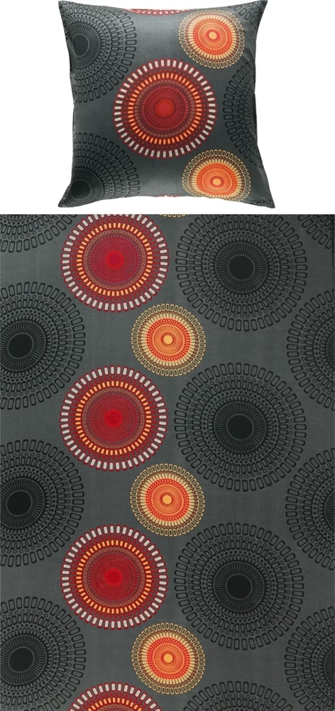 REDBEST Bettwäsche Bettwäsche, Mako-Satin, Satin Kreise Bild 1